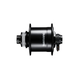 HUB DYNAMO, DH-UR705-3D, 6V 3W, FOR DISC BRAKE(CENTER LOCK), 36H, OLD:100MM, FOR 12MM E-THRU AXLE(W/O AXLE), E2 TERMINAL, W/SM-DH10, BLACK