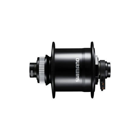 HUB DYNAMO, DH-UR705-3D, 6V 3W, FOR DISC BRAKE(CENTER LOCK), 32H, OLD:100MM, FOR 12MM E-THRU AXLE(W/O AXLE), E2 TERMINAL, W/SM-DH10, BLACK