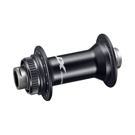 FRONT HUB, HB-M8110, DEORE XT, CENTER LOCK DISC 28H, 15MM THRU TYPE AXLE(W/O AXLE), OLD 100MM, W/O LOCK RING