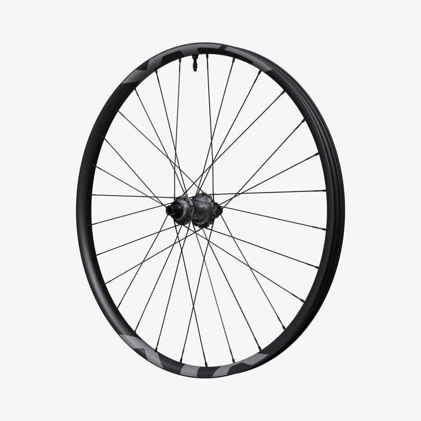 WHEEL, WH-M9220-B-29, XTR, REAR, RIM:29, 28H, FOR 12-S, R:12MM E-THRU TUBELESS OLD:148MM, W/TUBELESS TAPE, FOR CL DISC, W/O BAG