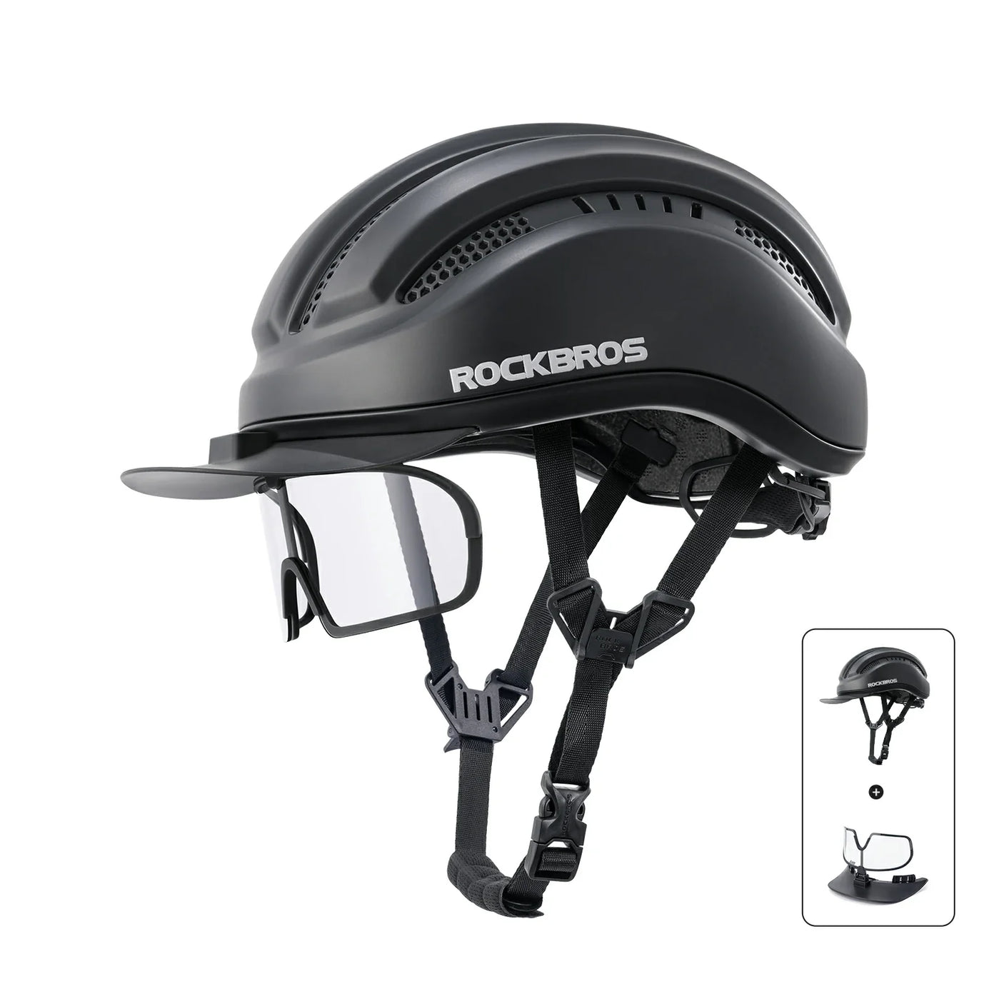 Bike Cycling Helmet with Magnetic Visor