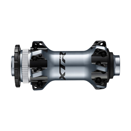 FRONT HUB, HB-M9110-BS, XTR, FOR STRAIGHT SPOKE, CENTER LOCK DISC 28H, FOR 15MM THRU TYPE AXLE (W/O AXLE), OLD 110MM, W/O LOCK RING
