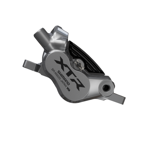 HYDRAULIC DISC BRAKE, BR-M9220, XTR, 4-PISTON, FRONT OR REAR, W/O ADAPTER, W/P04C-MF METAL PAD (W/FIN)