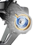 REAR DERAILLEUR, RD-M8200, DEORE XT, GS, 12-SPEED, TOP NORMAL, SHADOW ES DESIGN, DIRECT ATTACHMENT
