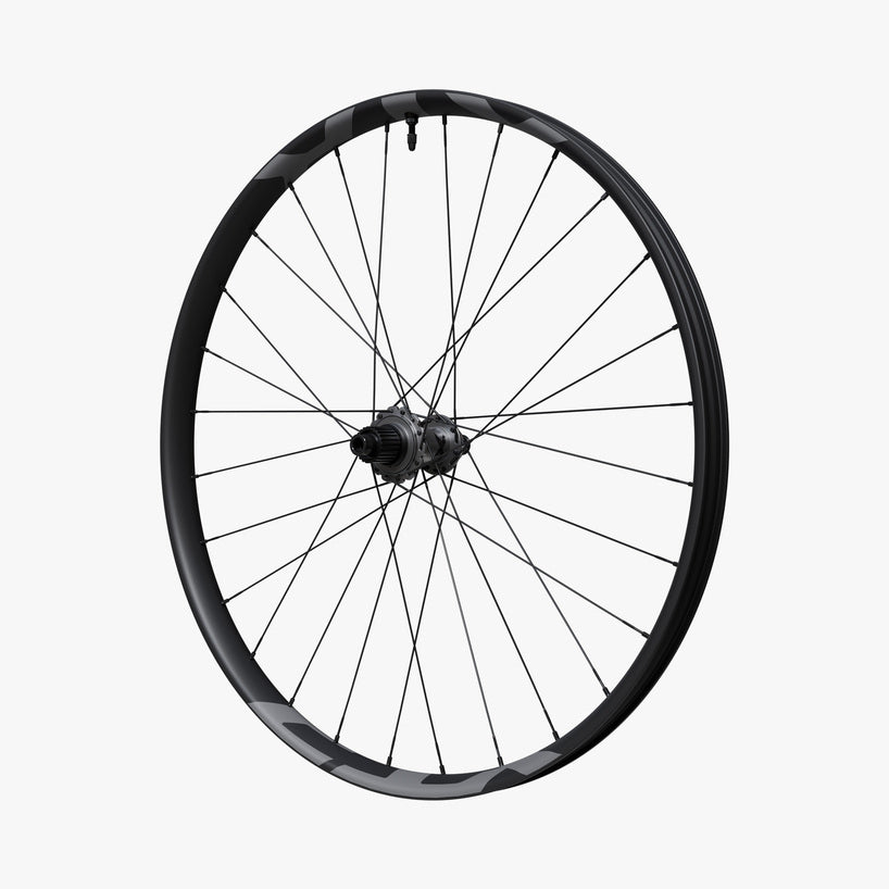 WHEEL, WH-M9220-B-29, XTR, REAR, RIM:29, 28H, FOR 12-S, R:12MM E-THRU TUBELESS OLD:148MM, W/TUBELESS TAPE, FOR CL DISC, W/O BAG