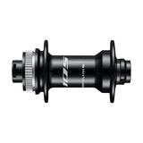 FRONT HUB, HB-R7070, 105, CENTER LOCK DISC 36H, 12MM THRU TYPE AXLE(W/O AXLE), OLD:100MM, BLACK