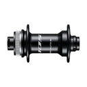 FRONT HUB, HB-R7070, 105, CENTER LOCK DISC 36H, 12MM THRU TYPE AXLE(W/O AXLE), OLD:100MM, BLACK