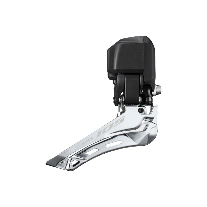FRONT DERAILLEUR, FD-R7150, 105 Di2, FOR REAR 12-SPEED, DOWN-SWING, BRAZED-ON TYPE, CS-ANGLE: 61-66, FOR TOP GEAR: 50-52T, CL: 44.5MM