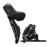 DISC BRAKE ASSEMBLED SET/J-KIT, 105 Di2, ST-R7170 (L), BR-R7170 (F), FOR 160MM ROTOR, RESIN PAD (W/FIN), W/CONNECTER INSERT, 1000MM (SM-BH90 BLK)