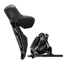DISC BRAKE ASSEMBLED SET/J-KIT, 105 Di2, ST-R7170 (R), BR-R7170 (R), W/O ADAPTER, FOR 25MM MNT, RESIN PAD (W/FIN), W/CONNECTER INSERT, 1700MM (SM-BH90 BLK)