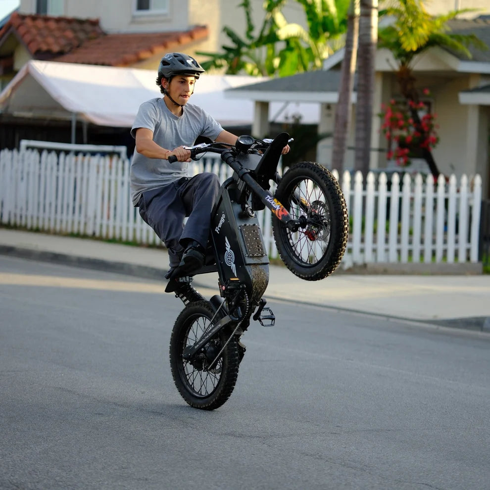 Freego X1 Series Agile All-Terrain Electric Dirt Bikes with Pedals
