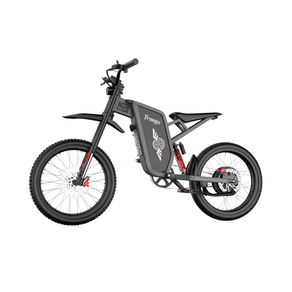 Freego X1 Series Agile All-Terrain Electric Dirt Bikes with Pedals