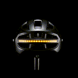 Steering Remote Smart Riding Helmet with Bike Headlight and Tail Light GlowGuard