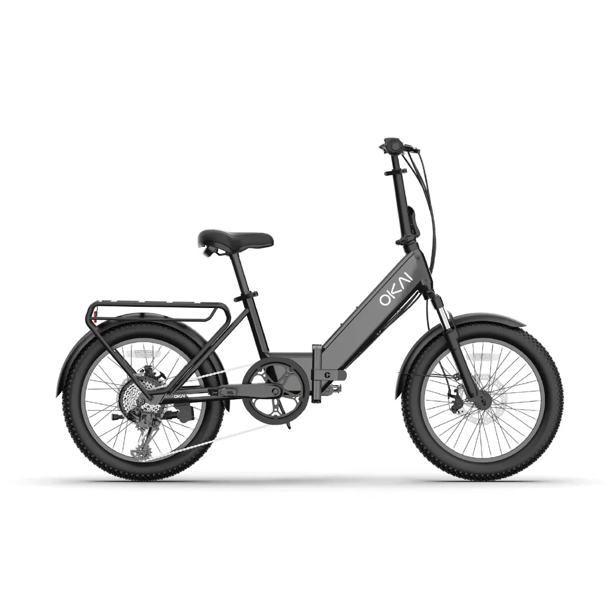 OKAI FlexMov EBF10 Folding Electric Bike for Adults 350W Long Range 59 Miles 20x3 Fat Tires