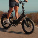OKAI FlexMov EBF10 Folding Electric Bike for Adults 350W Long Range 59 Miles 20x3 Fat Tires