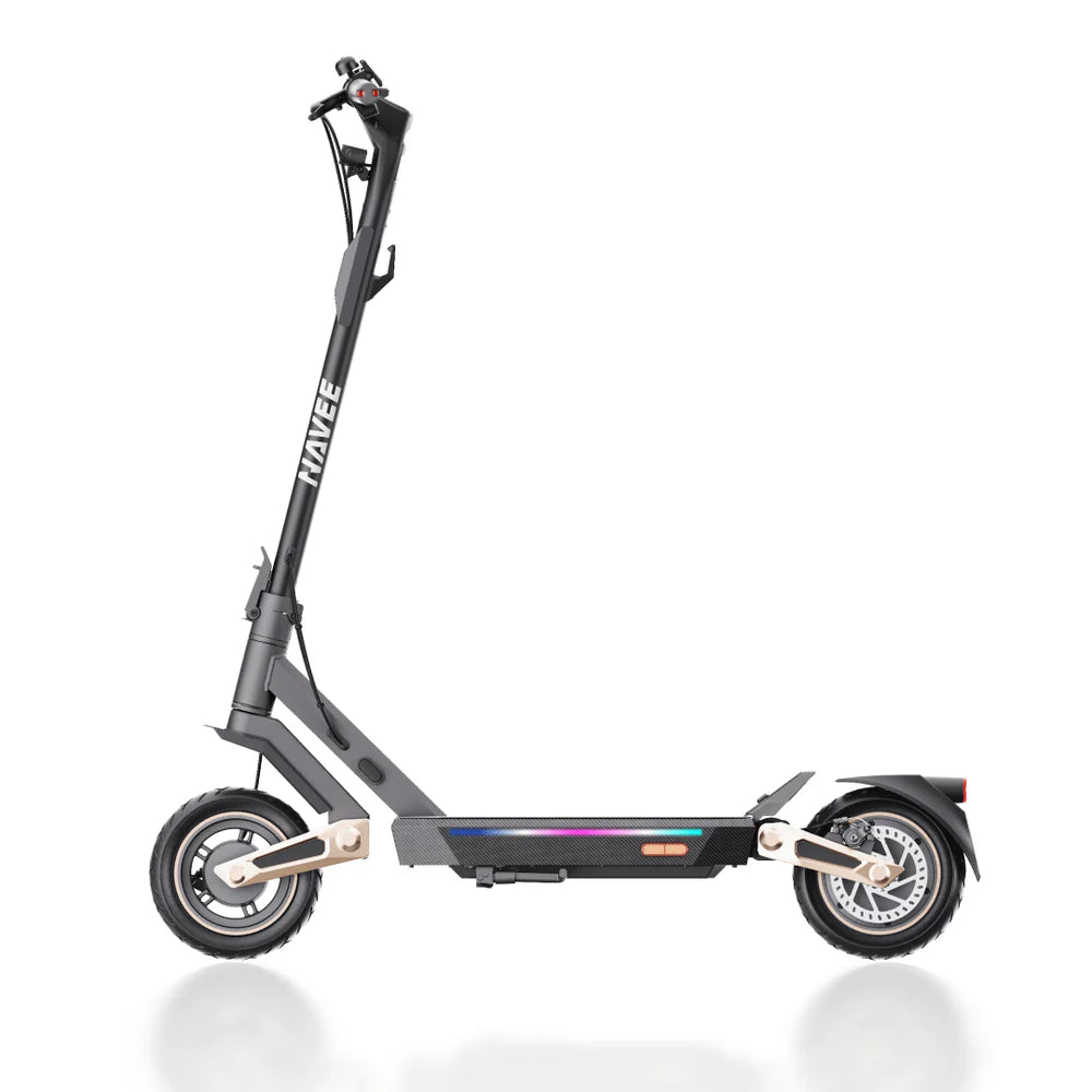 NAVEE   ST3   Pro   Electric   Scooter｜Damping   Arm™   Suspension｜46.6miles   Eco-range｜1350W