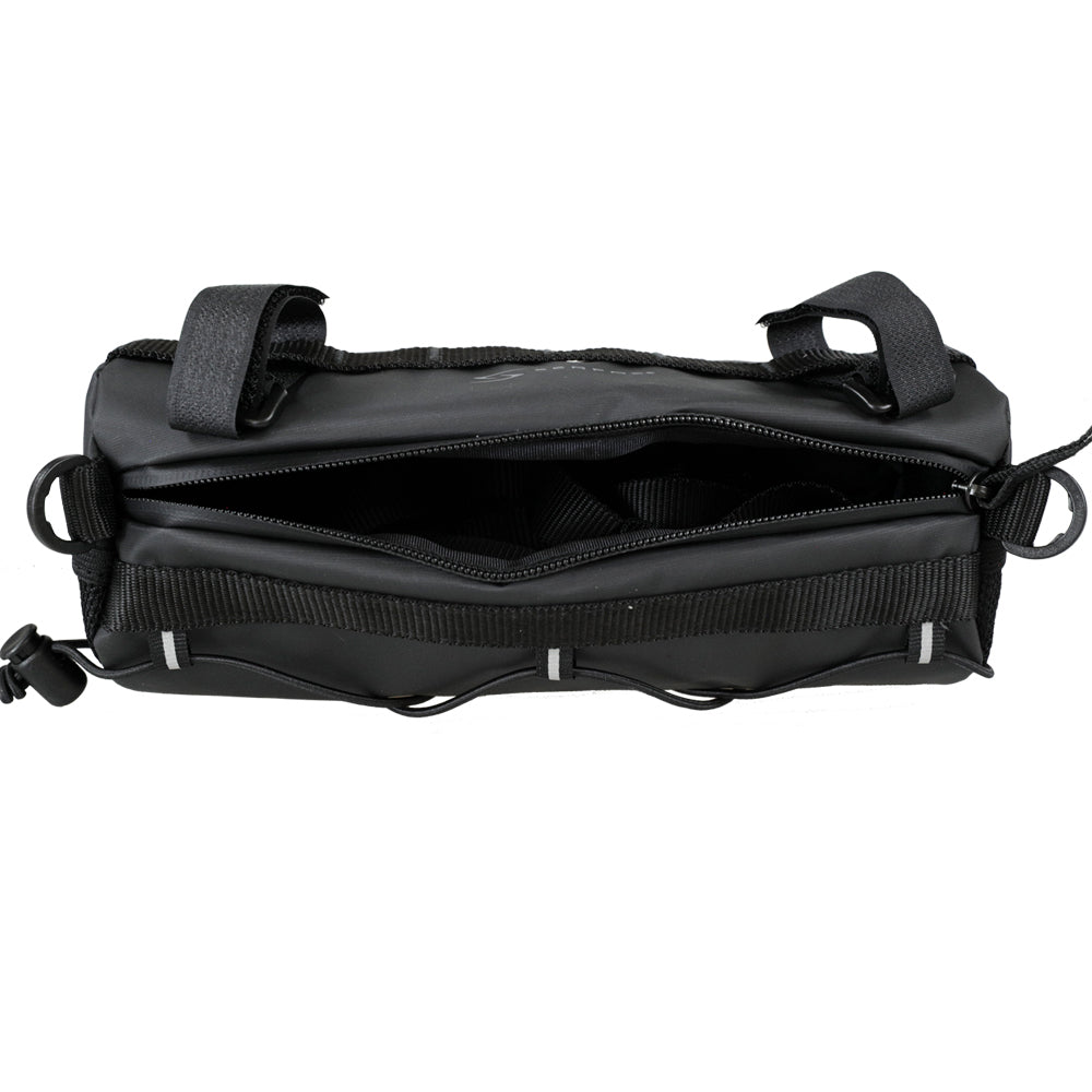 (LT-BB2BK) Handlebar Barrel Bag Waterproof Medium BLK