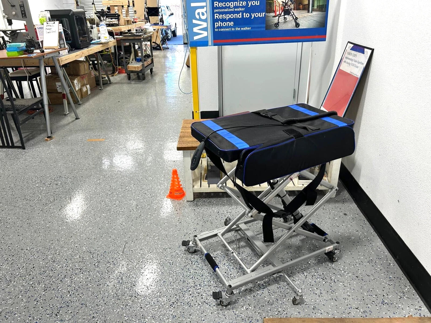 CTIONE Rollator wheelchair lifter Battery Powered Lift 100 lb portable light weight